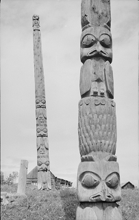Two totems poles